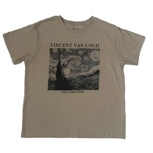 The Starry Night Vincent Van Gogh T-shirt Women’s Juniors Large